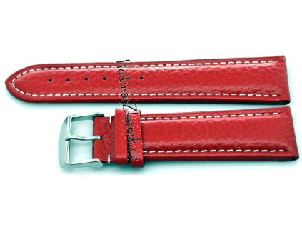 Kožený řemínek červený 18002.06.24 18 Délka: L, Šířka: