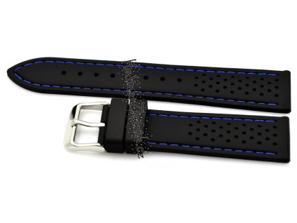 Silikonový řemínek černý 19619.01.2.20 18 Délka: L, Šířka: