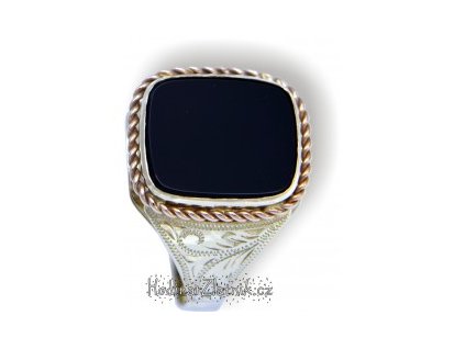 pánský pečetní prsten s onyxem 22513416082