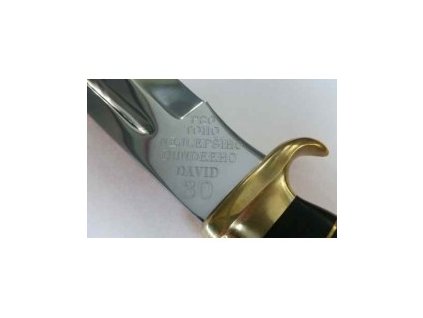 Gravírování textu