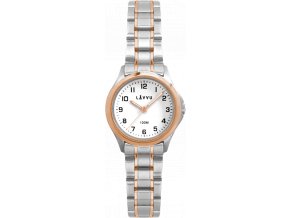 LAVVU Dámské hodinky ARENDAL Original Rose Gold Bicolor s vodotěsností 100M