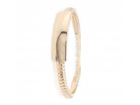 Dámský prsten ze žlutého zlata bez kamenů OLI21010012074310