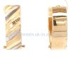 dámské naušnice oboustrané ze žlutého zlata OLI0811217431015