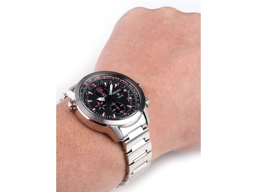 Panske hodinky Seiko SSC349P1 Hodina stvi Zlatnictvi