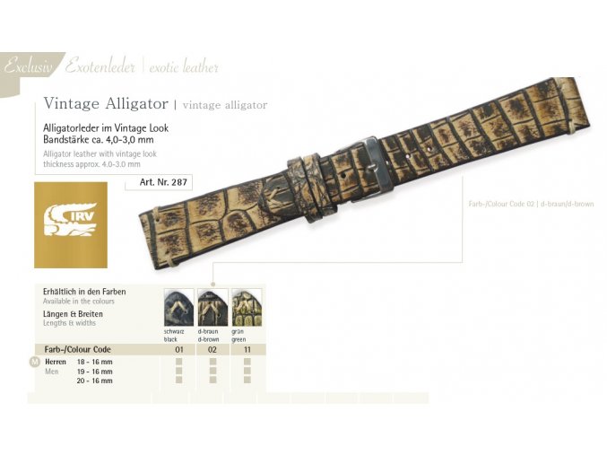 FLUCO 287 Vintage Alligator