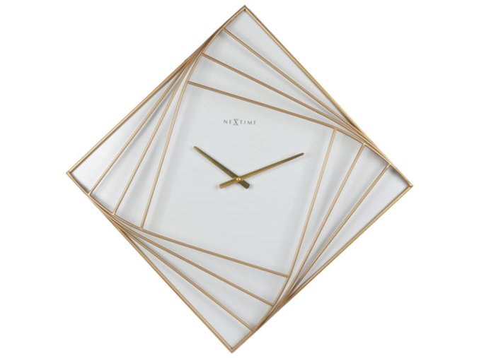 NEXTIME - "Turning Square" Velké nástěnné hodiny