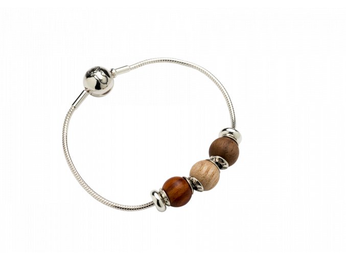 WAIDZEIT Holz & Silberarmband Waidzeit Armbandset 1