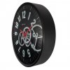 Modern Gear Clock černá 2