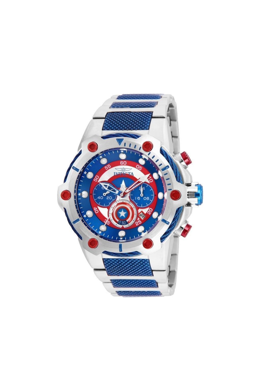 Panske hodinky Invicta MARVEL Captain America 25780 Darkova sada v hodnot 2000 K ZDARMA Hodinky INVICTA