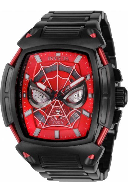 invicta marvel quartz 53mm 37613 spider man limited edition 4000pcs 229346 295712