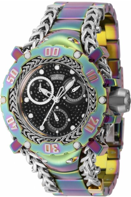 Invicta Gladiator Quartz 43mm 41131 (138 diamantů)  + Dárková sada v hodnotě 2000 Kč ZDARMA