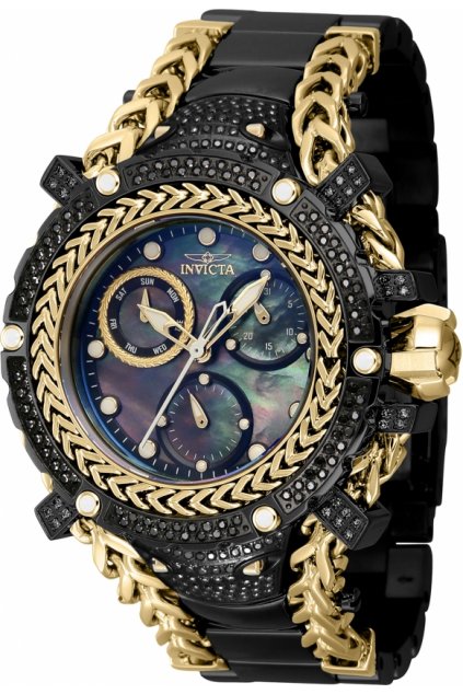 Invicta Gladiator Quartz 43mm 42232 (258 diamantů)  + Dárková sada v hodnotě 2000 Kč ZDARMA