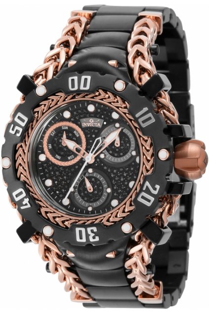 Invicta Gladiator Quartz 43mm 41123 (138 diamantů)  + Dárková sada v hodnotě 2000 Kč ZDARMA