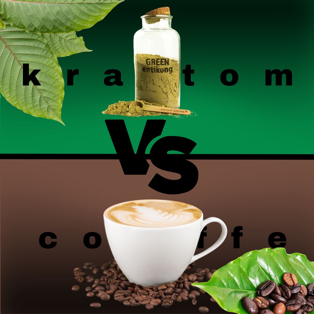 Kratom vs. Káva vs. Energy Drink