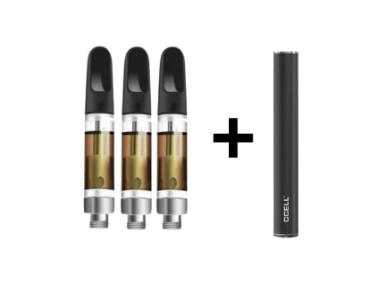 Výhodný set 3ks cartridge CC9 30% + Baterie zdarma