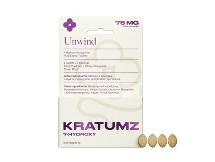 Kratumz 7-OH kapsle Unwind - 75mg