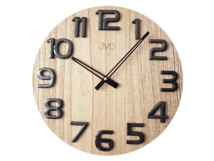 Nástěnné hodiny dřevěné JVD HT97.4
