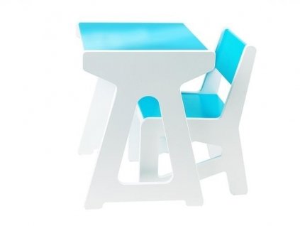 Desk set mini MDF blue