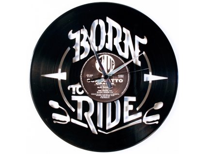 DOC099  Discoclock 099 Born to ride 30cm