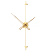 AX6010 Axle gold mat-walnut 60cm