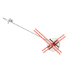 GRV14 Gravity silver-red