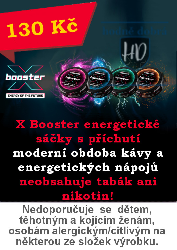 Novinka v sortimentu energetické sáčky X booster