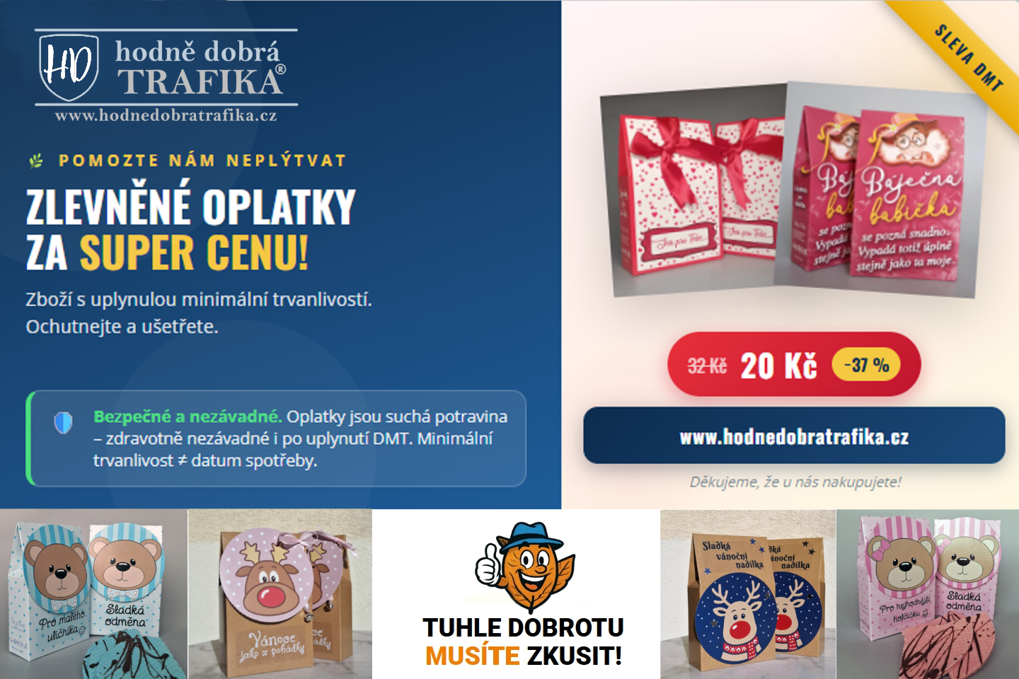 Lázeňské oplatky z Luhačovic - ochutnejte za skvělou cemu