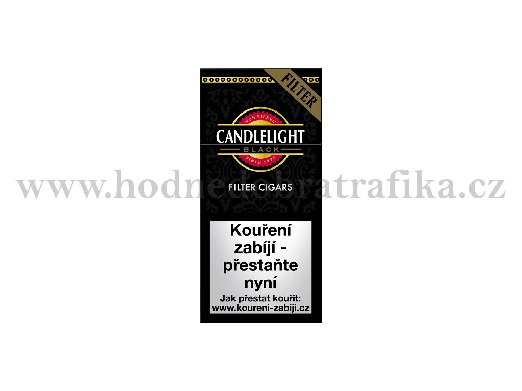 Candlelight Filter Black 10´s