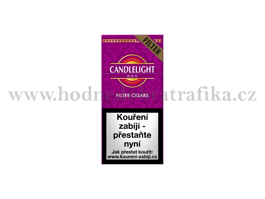 Candlelight Filter Red 10´s