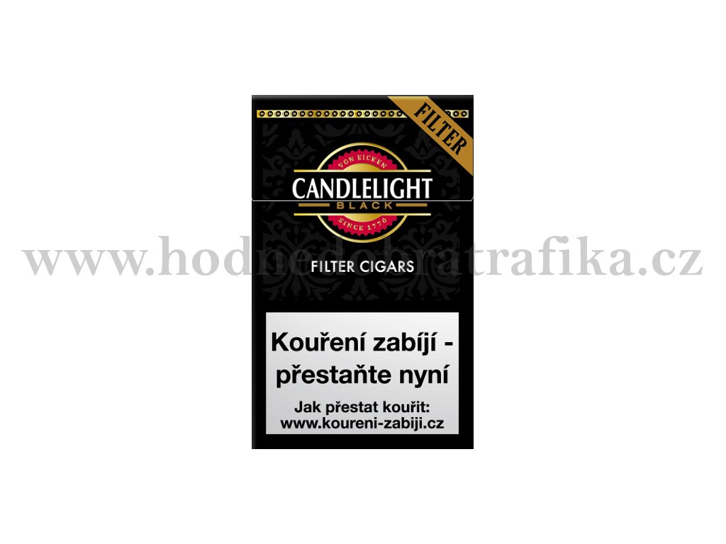Candlelight Filter Black 20´s
