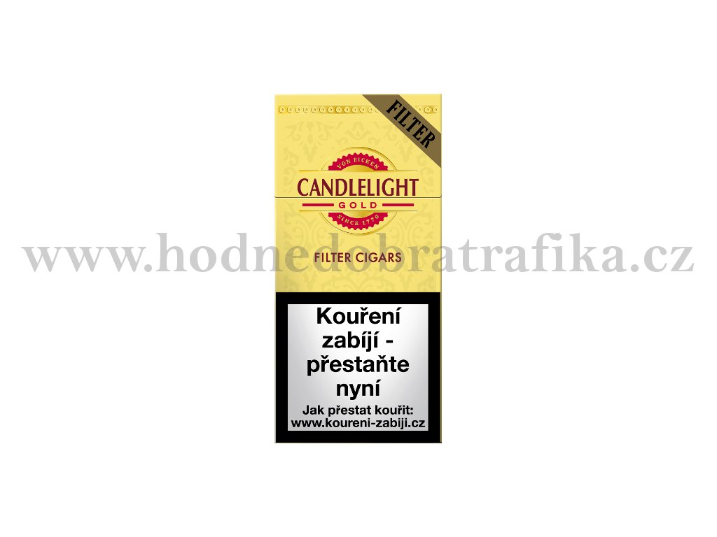 Candlelight Filter Gold 10´s
