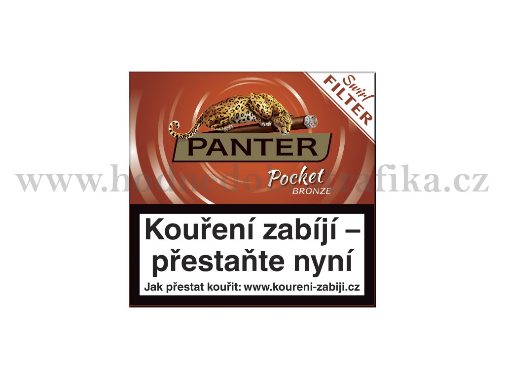 Panter Pocket Swirl Bronze Filter 10´s