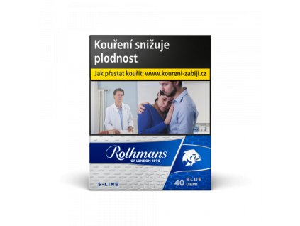 ROTHMANS 40 BLUE S LINE