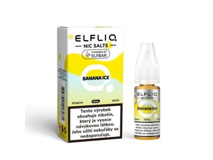 E liquid Elf Bar Elfliq Banana ICE 10ml