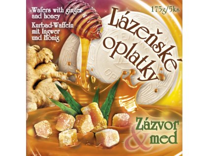 41 lazenske oplatky zazvor med