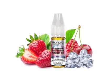 E liquid Elf Bar Elfliq Strawberry Raspberry Cherry Ice 10ml