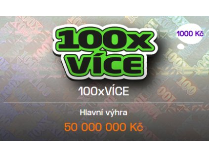 100x více