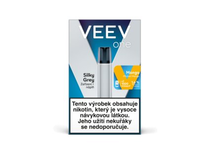 Zařízení + náplň  VEEV ONE Kit Silky Grey + Mango 2ml (18mg)