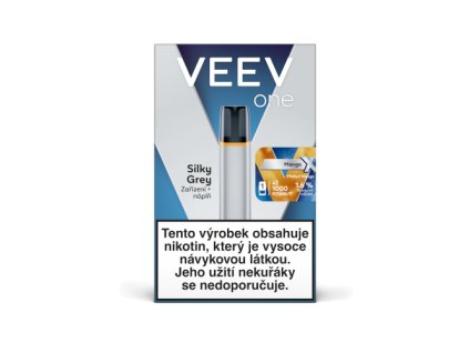 Zařízení + náplň  VEEV ONE Kit Silky Grey + Mango X 2ml (18mg)