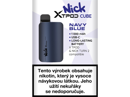 NICK X TPOD CUBE Navy Blue VÝPRODEJ