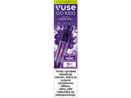 VUSE GO 1000 PEN Grape Mint 18mg