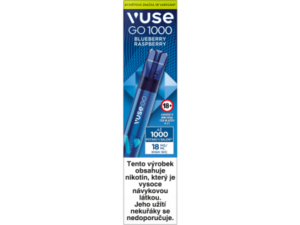 VUSE GO 1000 PEN Blueberry Raspberry 18mg