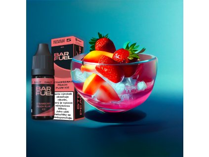 BAR FUEL e liquid Strawberry Peach Plum Ice