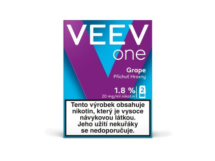 VEEV ONE náplně Grape 1,8% 2x2ml (20 mg) 2