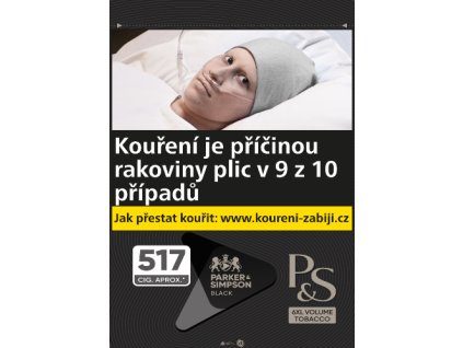 P&S (PS) cigaretový tabák Black XL 219g