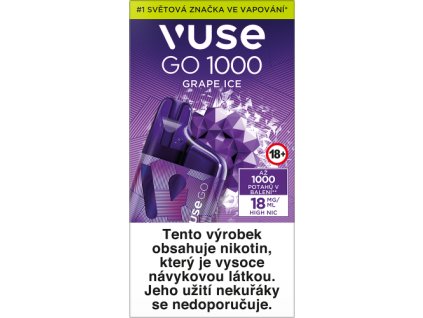 VUSE GO 1000 BOX Grape Ice 18mg