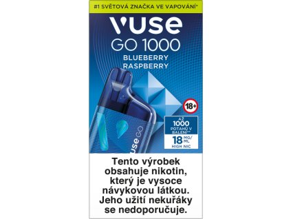 VUSE GO 1000 BOX Blue Raspberry 18mg