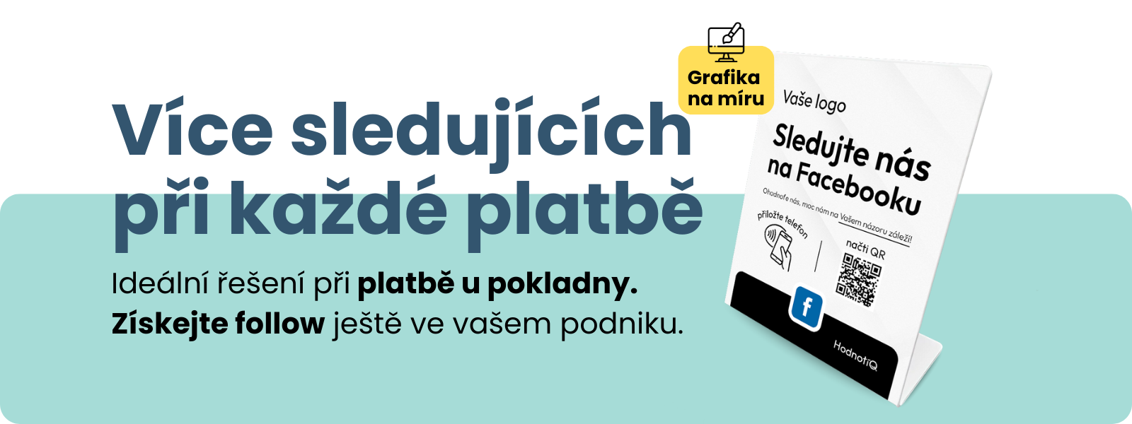 NFC Facebook stojánek