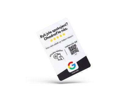 NFC & QR karta - recenze GOOGLE