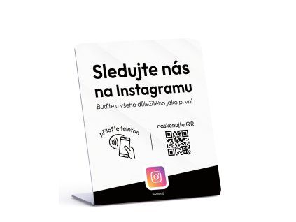 NFC & QR stojánek - Instagram